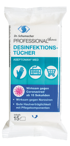 Pflegehilfsmittel Händedesinfektion und Hautdesinfektion Tücher